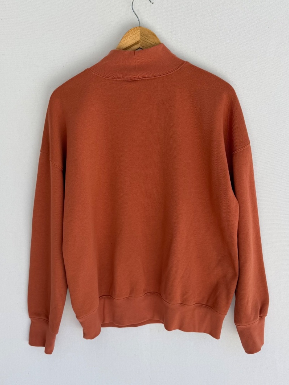 5.11 TACTICAL Wren Women’s Medium Mock Neck Oversized Fleece in Burnt Orange - Picture 3 of 8